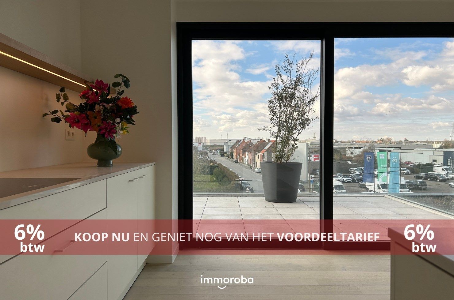 Ruime klassevolle penthouse TE KOOP in Waregem - 6% btw gunsttarief mogelijk! foto {{pictureIndex}}