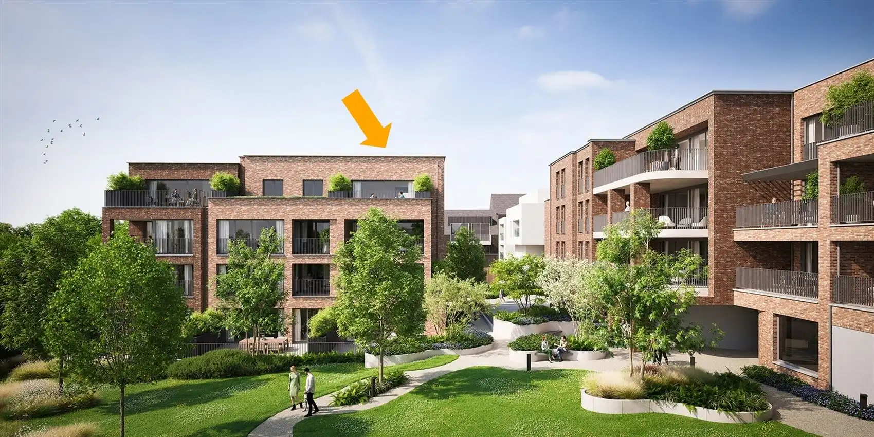 Penthouse van 105m² met 2slk en twee terrassen foto 4