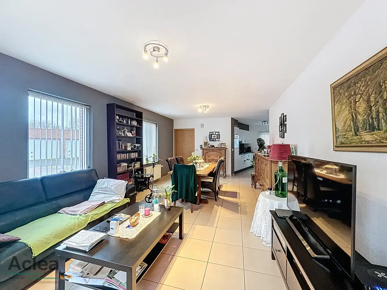 Gelijkvloersappertment met 2 slpks + garage foto 3