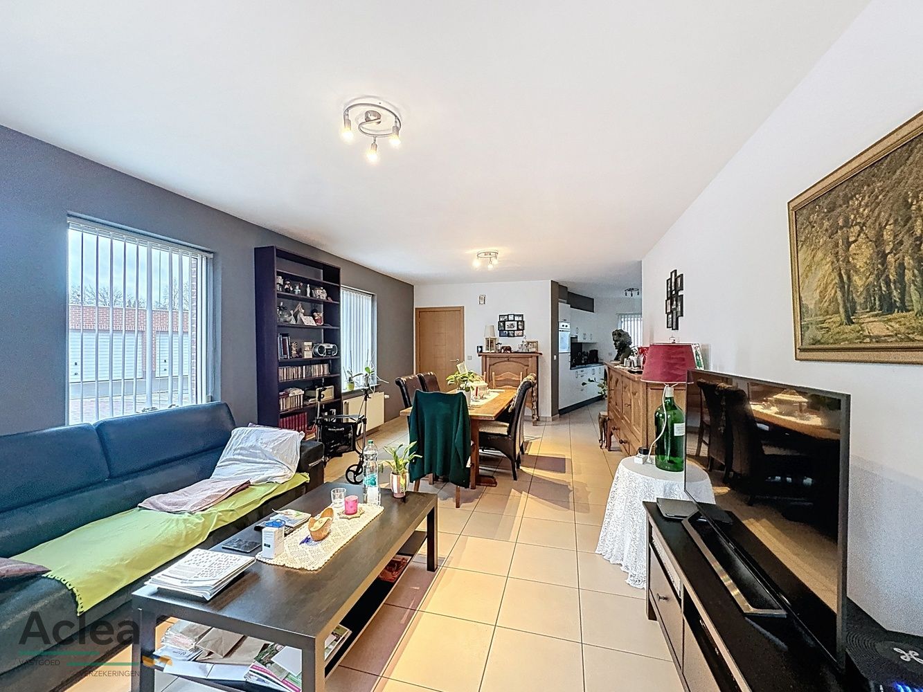 Gelijkvloersappertment met 2 slpks + garage foto 3