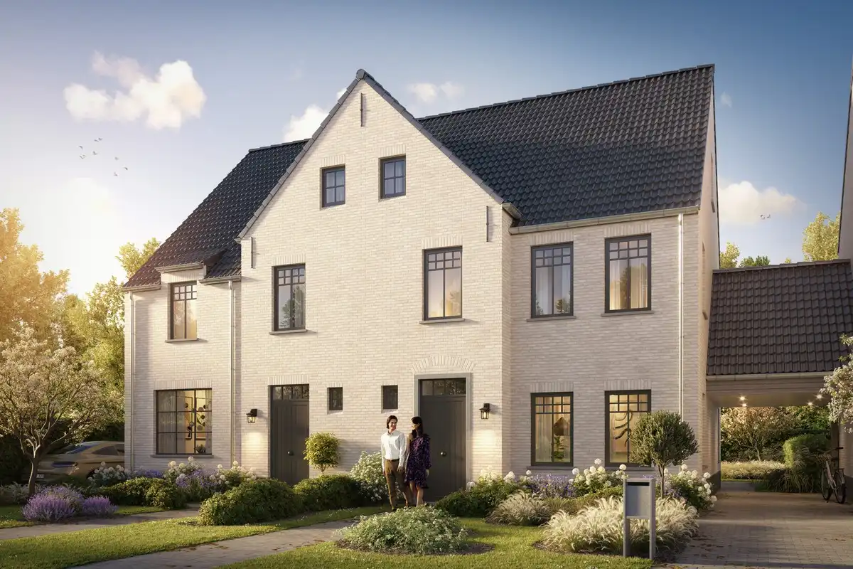 Energiezuinige nieuwbouwwoningen te Brielen foto {{pictureIndex}}