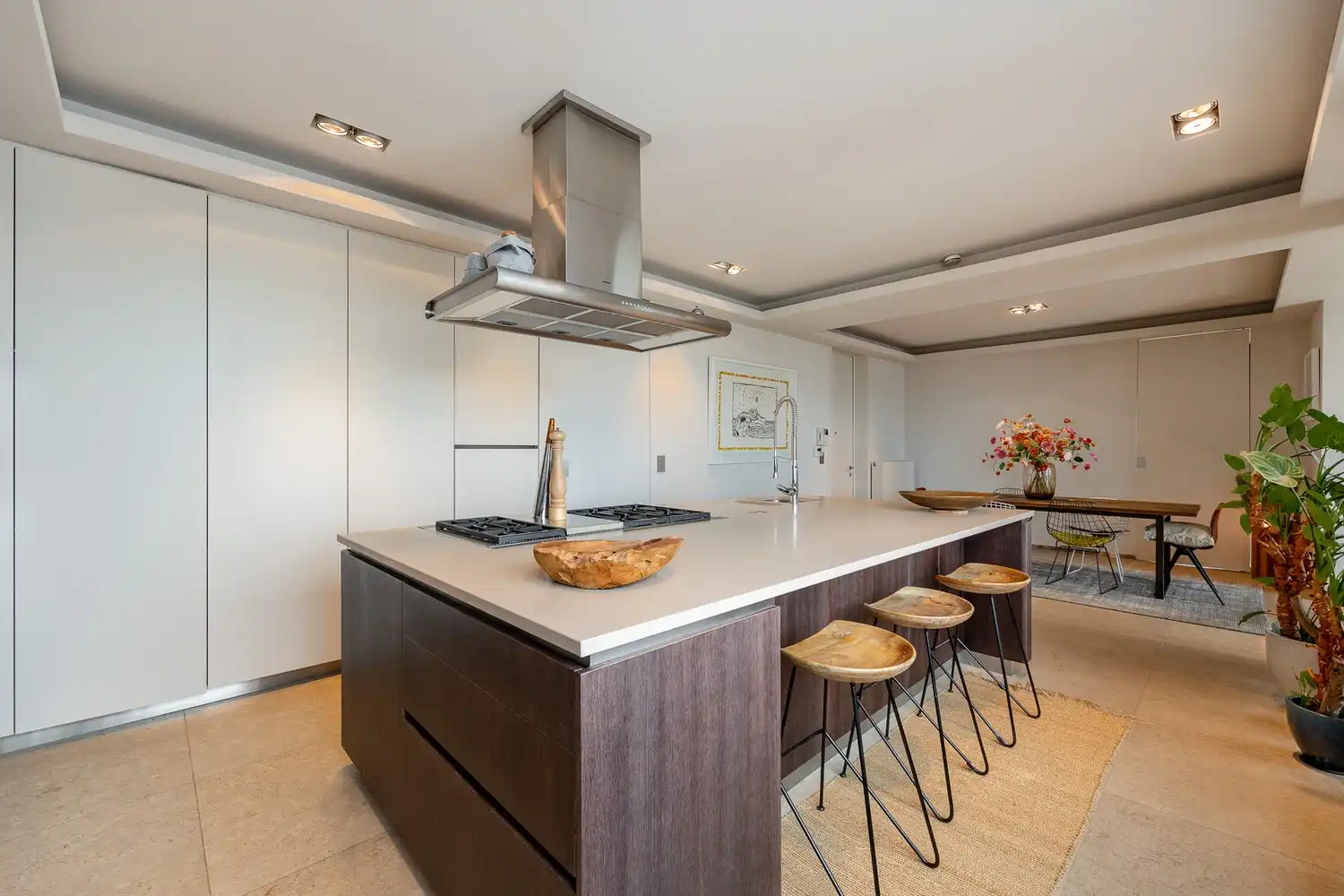 Fantastische energiezuinige penthouse (EPC B!) aan de Nationale Bank met 2 slaapkamers en 2 badkamers, zalig terras 20m², ruime kelder en 2 optionele garages foto 17