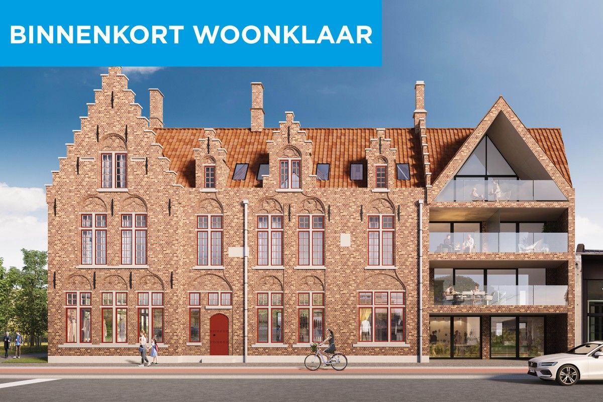 Hectaar realiseert Residentie De Gendarmerie: sfeervol wonen in een historisch gebouw met modern comfort op de hoek van de Sint-Pieterskaai met de Vaartstraat te Brugge. foto {{pictureIndex}}