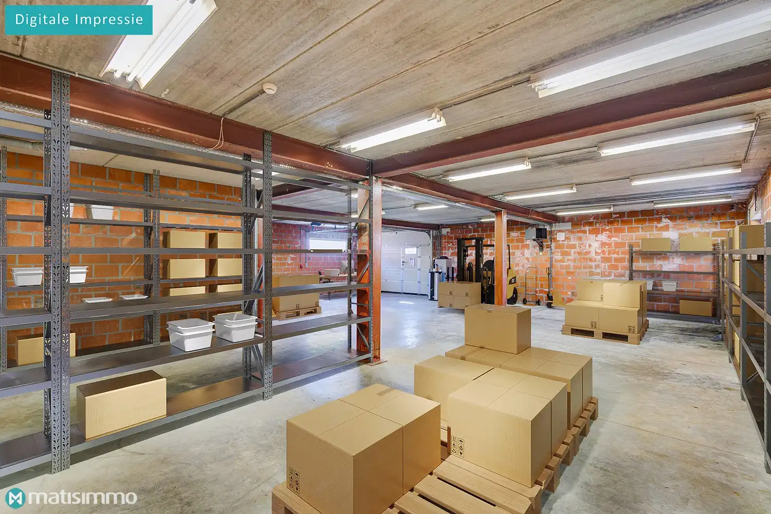 RUIM HANDELSPAND (SHOWROOM/BUREAU EN ZEER GROOT MAGAZIJN) MET VEEL MOGELIJKHEDEN TE BILZEN foto 18