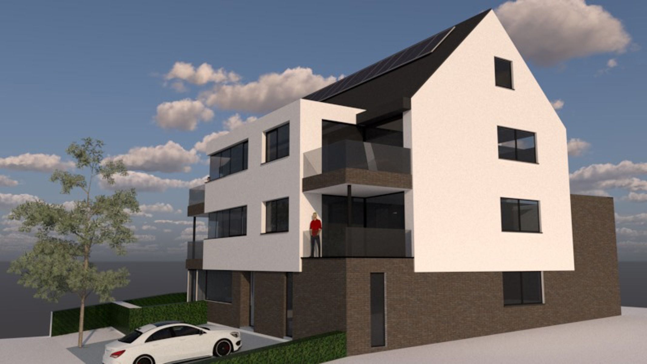Ruim duplex appartement met 2 slaapkamers ruime terrassen foto 2