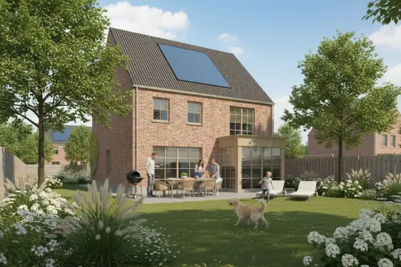 Nieuw te bouwen alleenstaande woning te Emelgem. foto 2