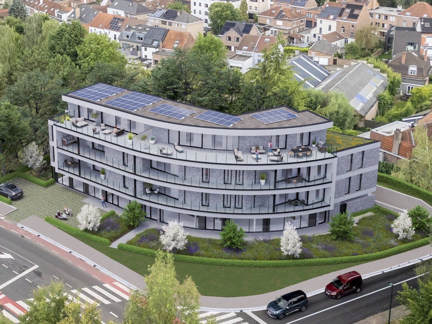 FORESTA 75 - 11 nieuwbouw APPARTEMENTEN + 2 HANDELSZAKEN - 1640 SINT-GENESIUS-RODE foto 3