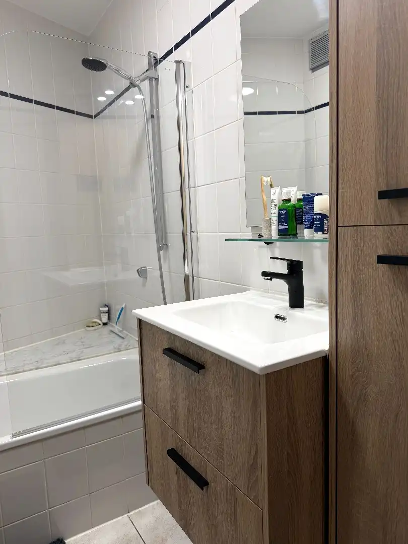 Lichtrijk, heel gezellig appartement met één slaapkamer en terras! foto 14