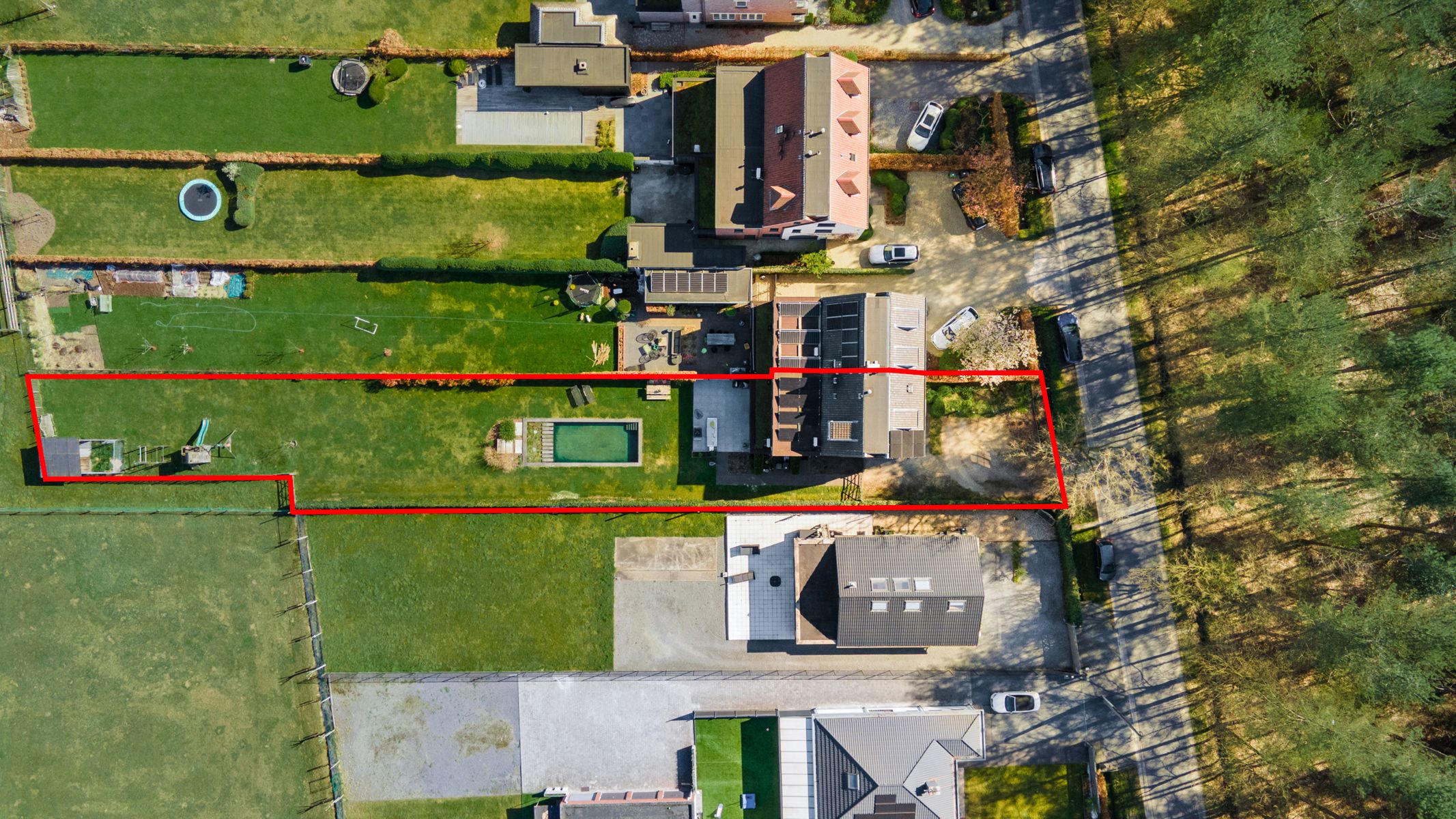 Recente energiezuinige koppelvilla op ca. 1000 m² foto 26