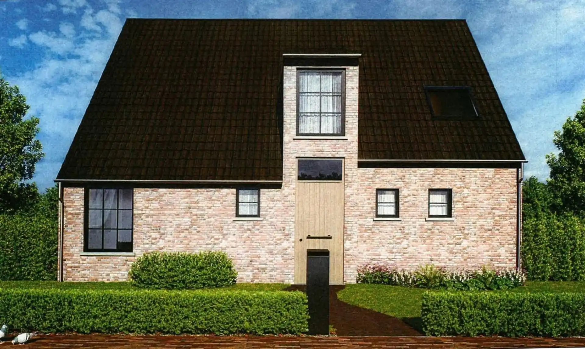 Nieuw te bouwen villa op rustige toplocatie in Sint-Lodewijk foto {{pictureIndex}}