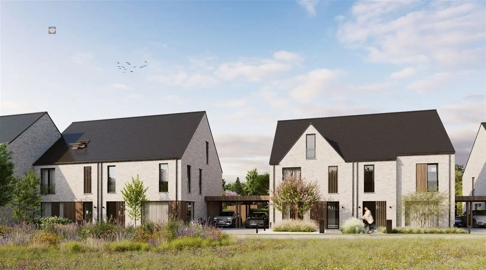 Nieuwbouwwoning met 3 slaapkamers, tuin en ruime zolder in groene omgeving foto 2