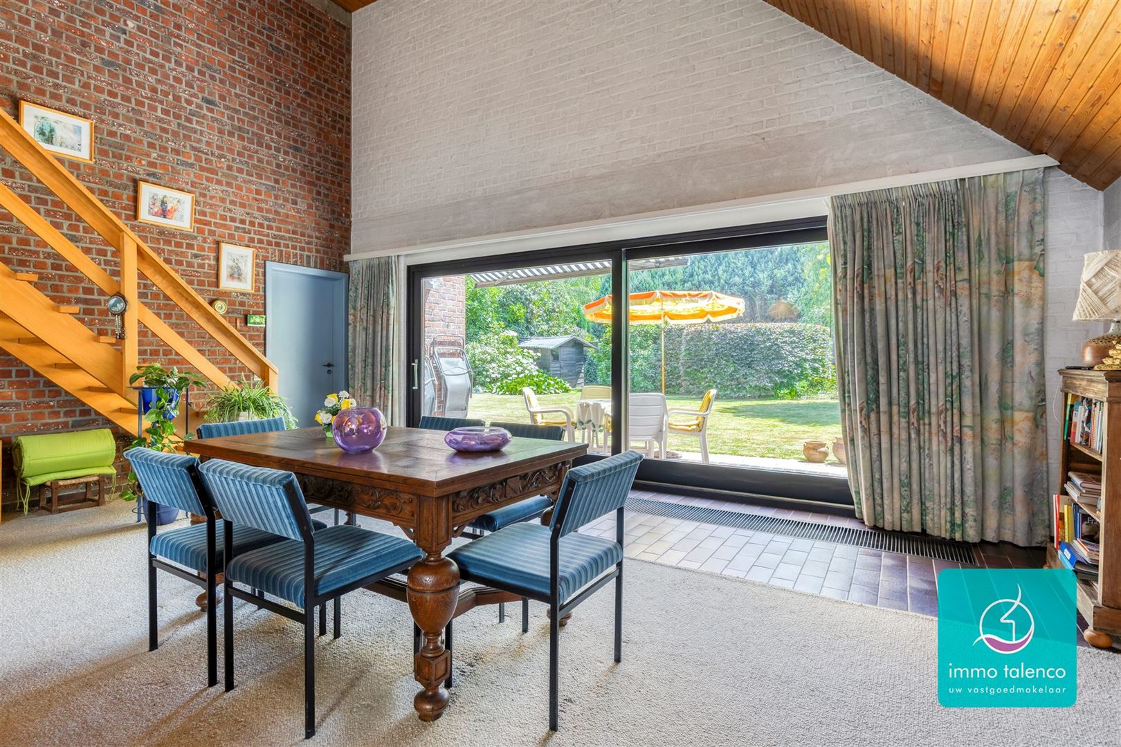 Alleenstaande villa - 7 are 98 ca - 3 slpks - zuidooost gerichte ruin - garge 2 w - 225 m² bew.opp. foto 12