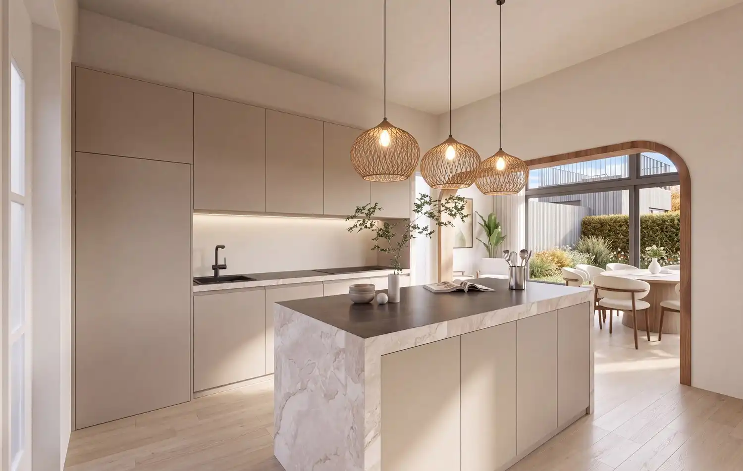 Project "Het Bleumerhof". Exclusief wonen in een nog te bouwen stadswoning met tuin en private parking foto 3