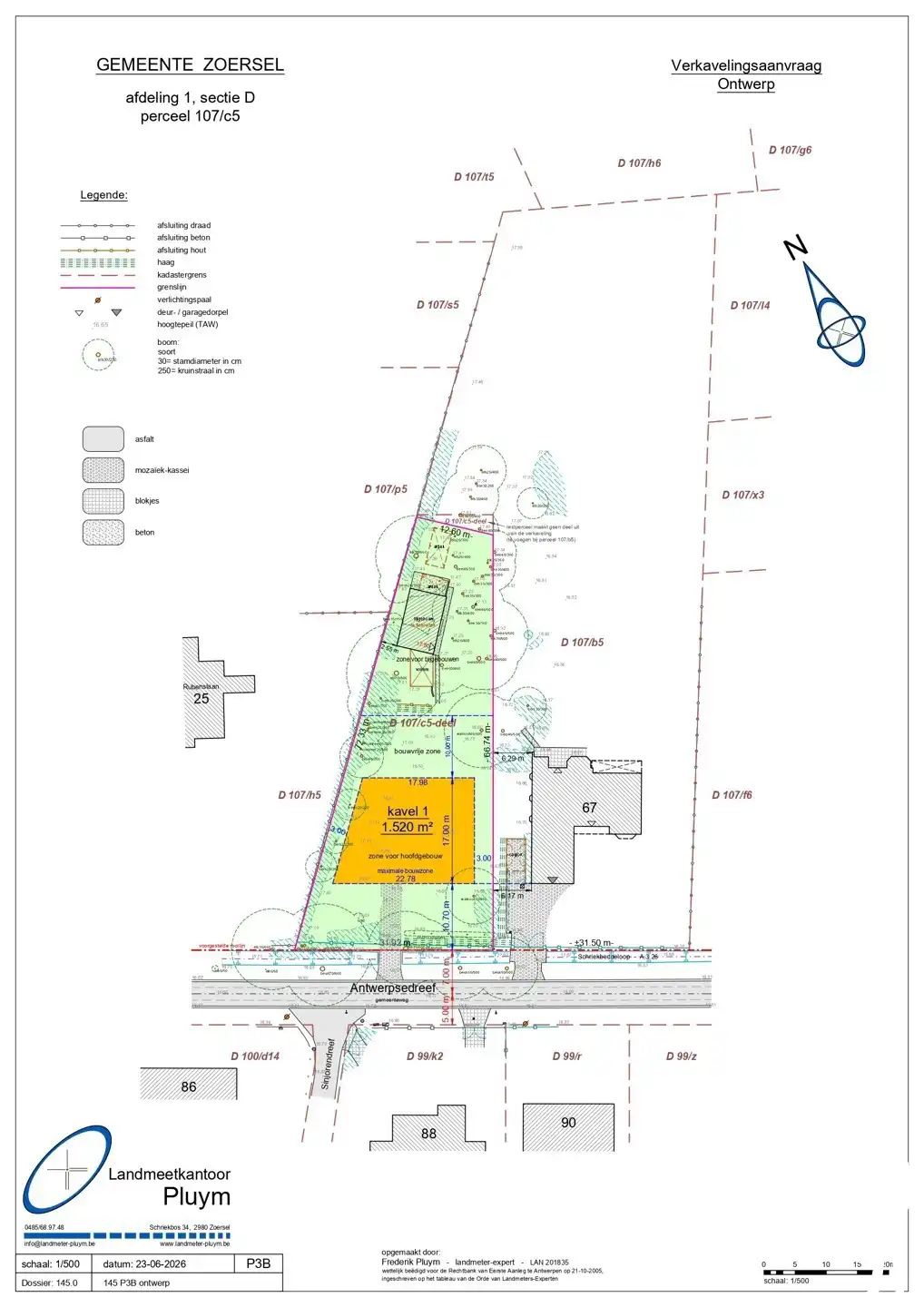 Ruime grond van ca. 1.520 m² voor open bebouwing in Zoersel foto 9