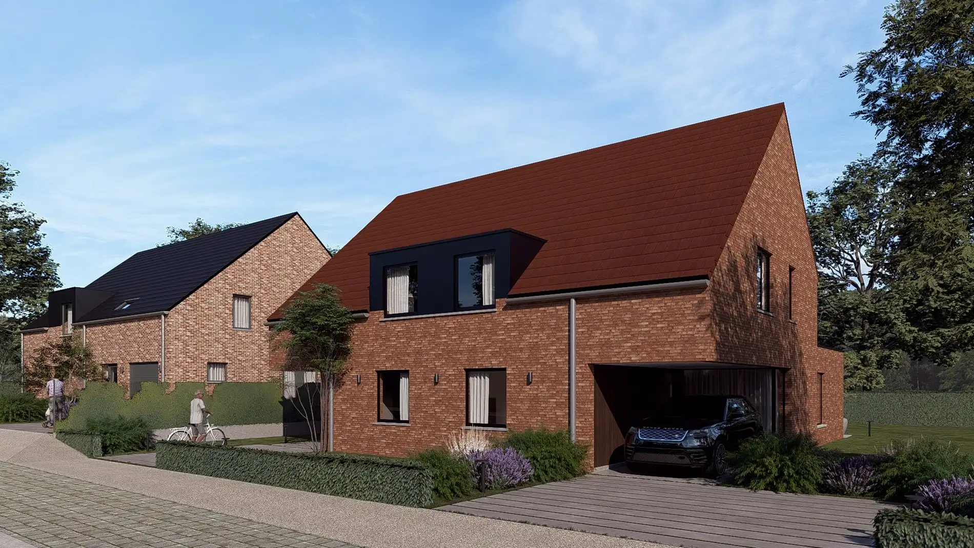 Twee nog te bouwen halfopen woningen met 3 slaapkamers, ruime zolder, garage en zonnig terras te Poelkapelle foto 2