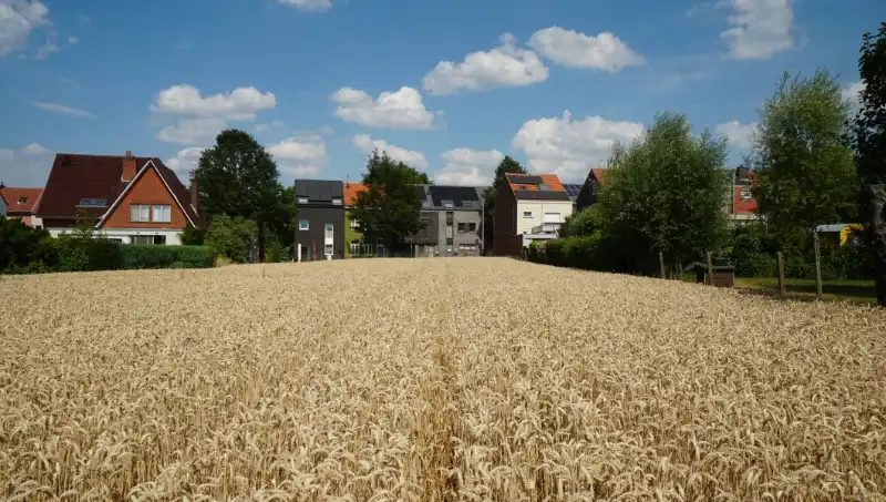 Bouwgrond van 7 are 40 ca voor half-open-bebouwing foto 4