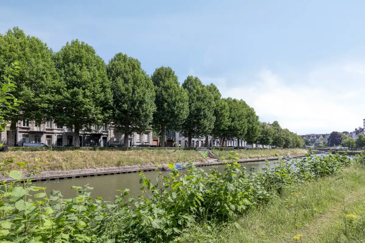 Exclusief herenhuis met tuin gelegen aan de Coupure foto {{pictureIndex}}