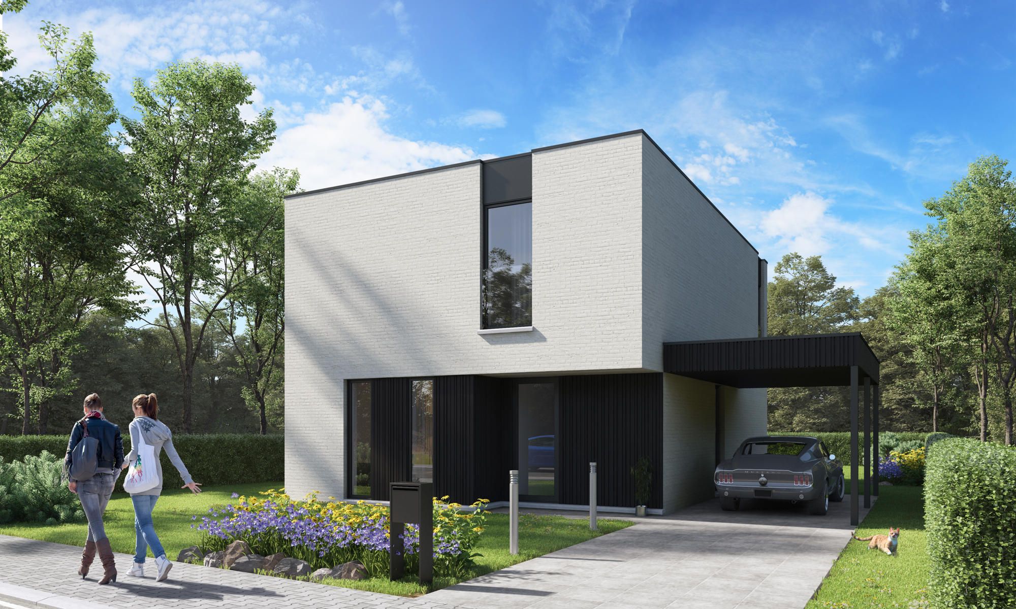 Moderne, vrijstaande woning foto 1