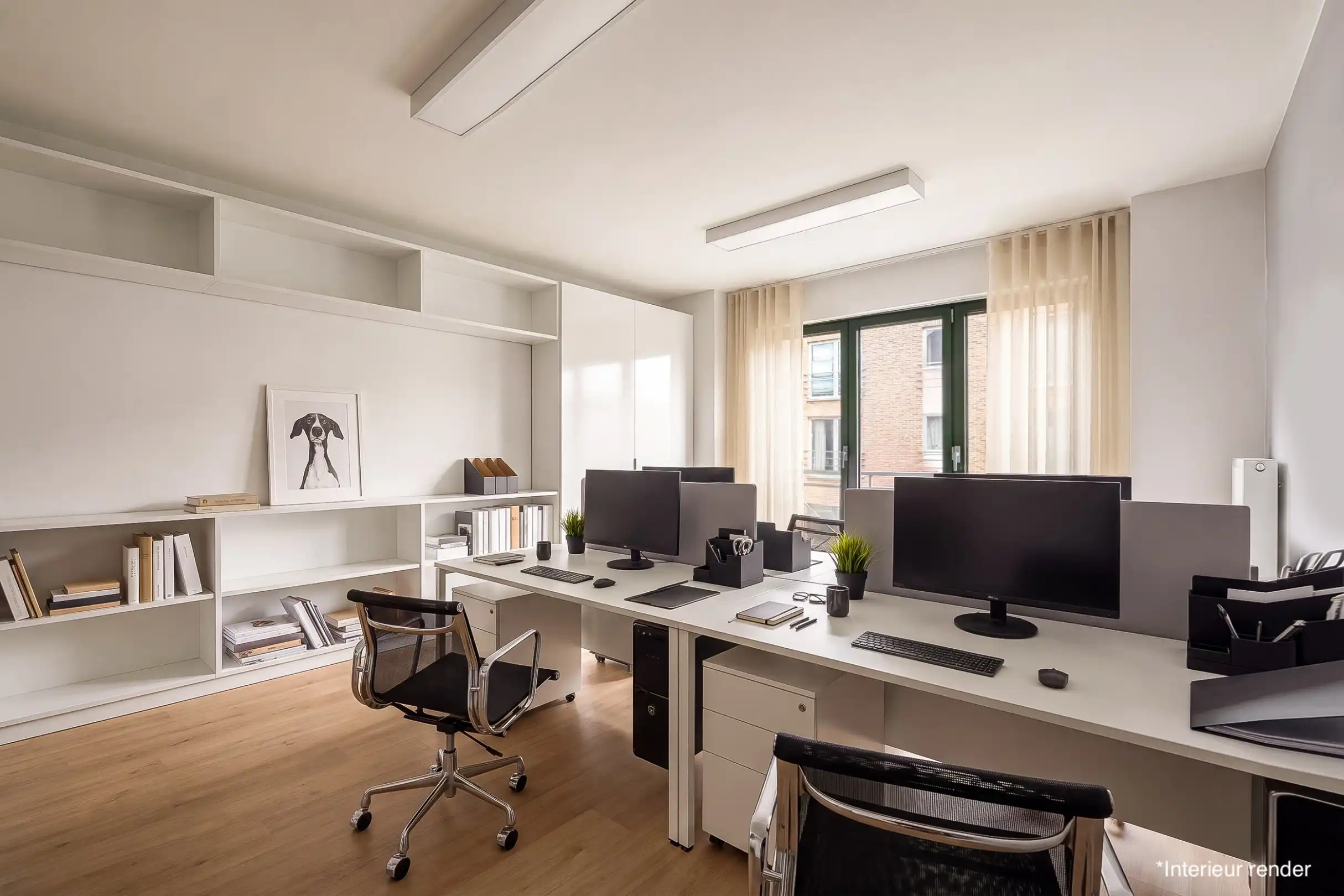 Commerciële gelijkvloerse ruimte met flexibele bovenverdieping voor kantoor of opslag foto 21