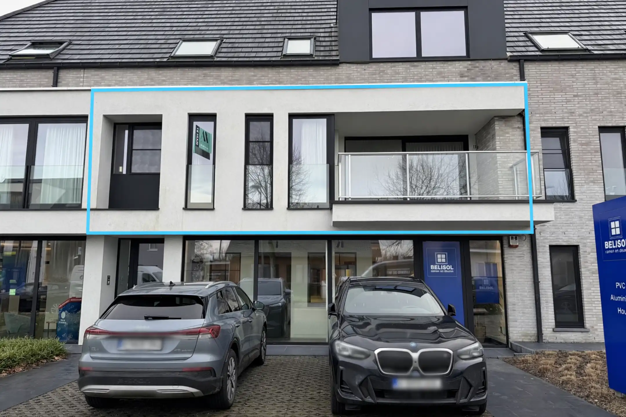 Te Huur 2-slpk appartement nabij centrum Bornem. foto {{pictureIndex}}