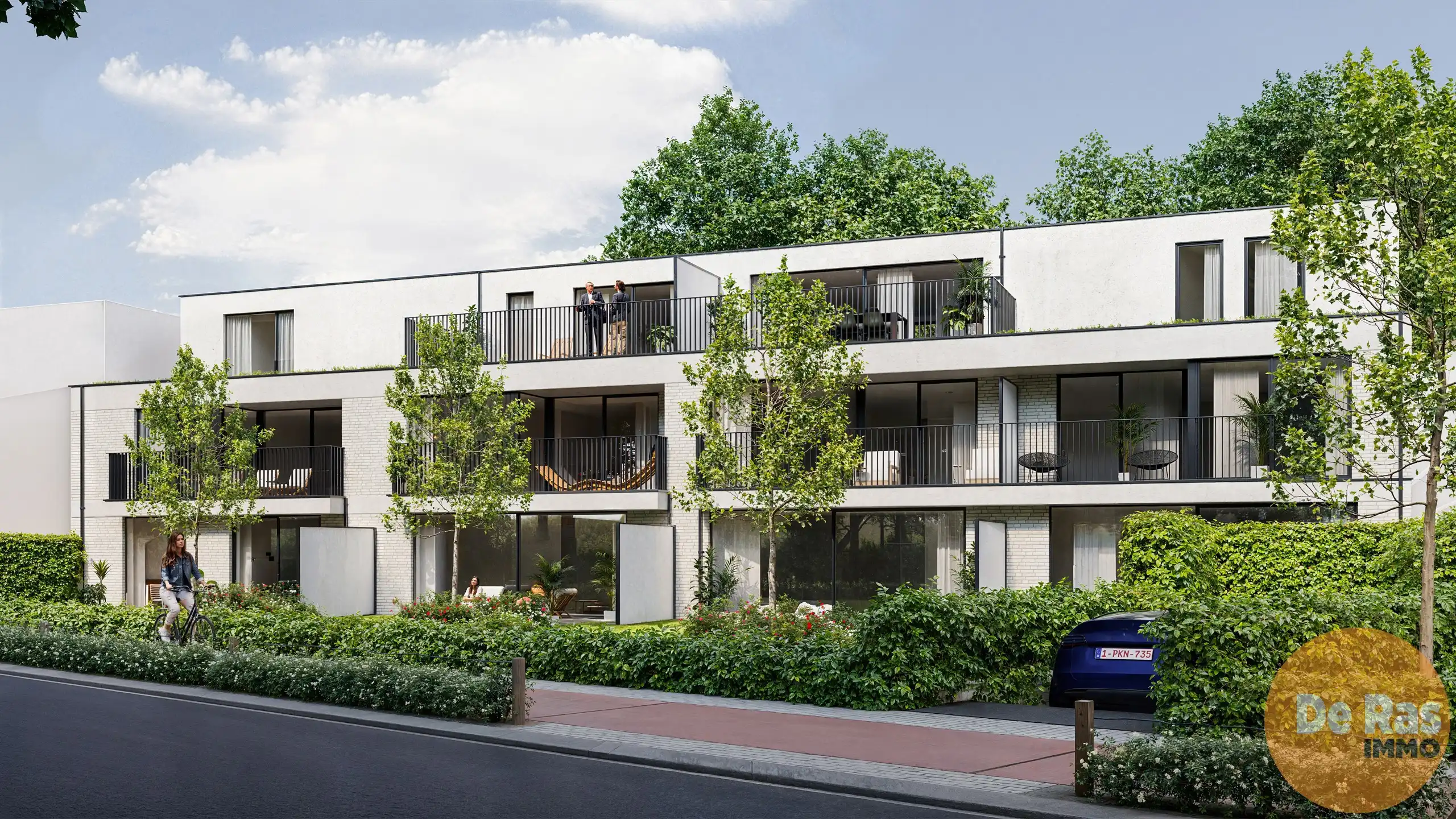EREMBODEGEM - Nieuwbouwappartement 1.2 met 2 slpks en terras foto 2