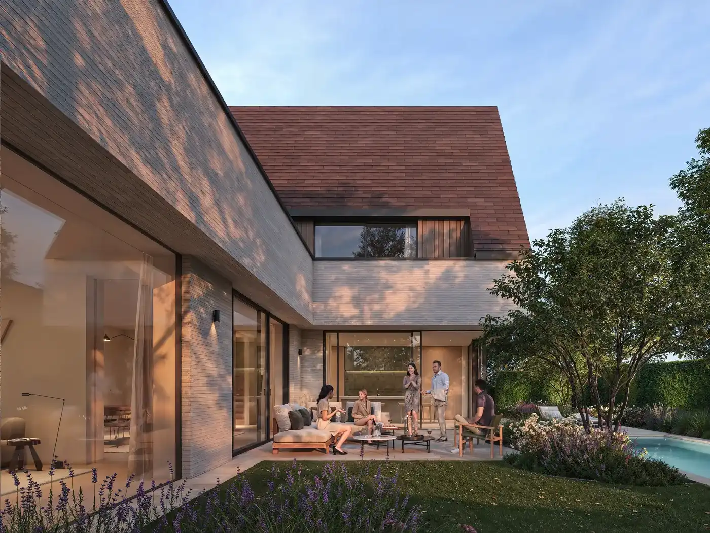 Lot 1 : perceel van 871m² aan de Magere Schorre. foto 8