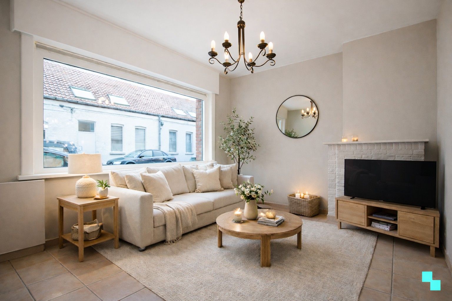 Rustig gelegen ééngezinswoning nabij centrum Izegem met garagebox en uitweg foto 4