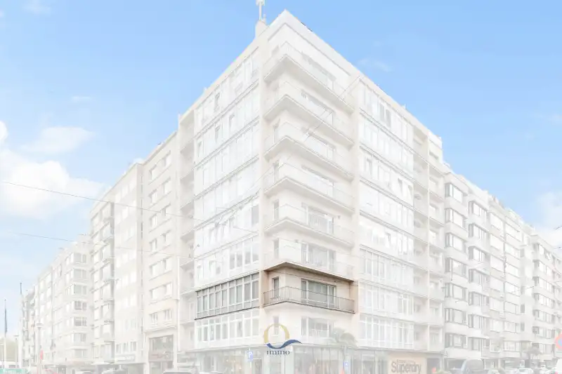 Hoekappartement met open zicht op Marie-Joséplein, Hotel Du Parc en Casino Kursaal foto 19
