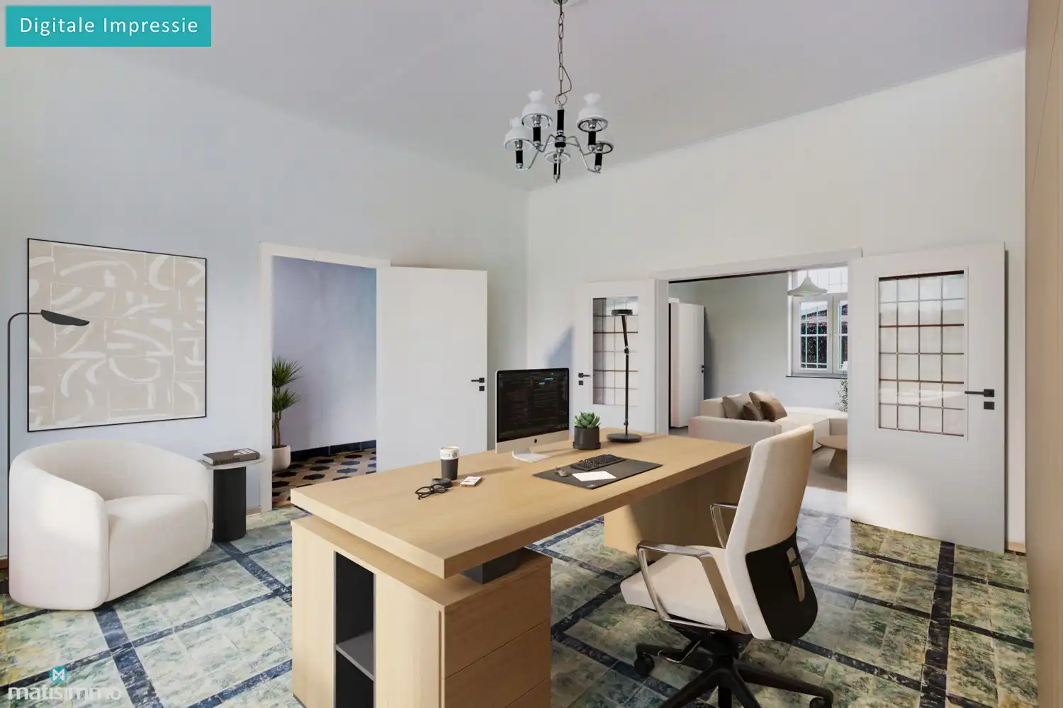 VERDER AF TE WERKEN HOEKWONING MET BINNENKOER EN GARAGE TE MOPERTINGEN foto 5