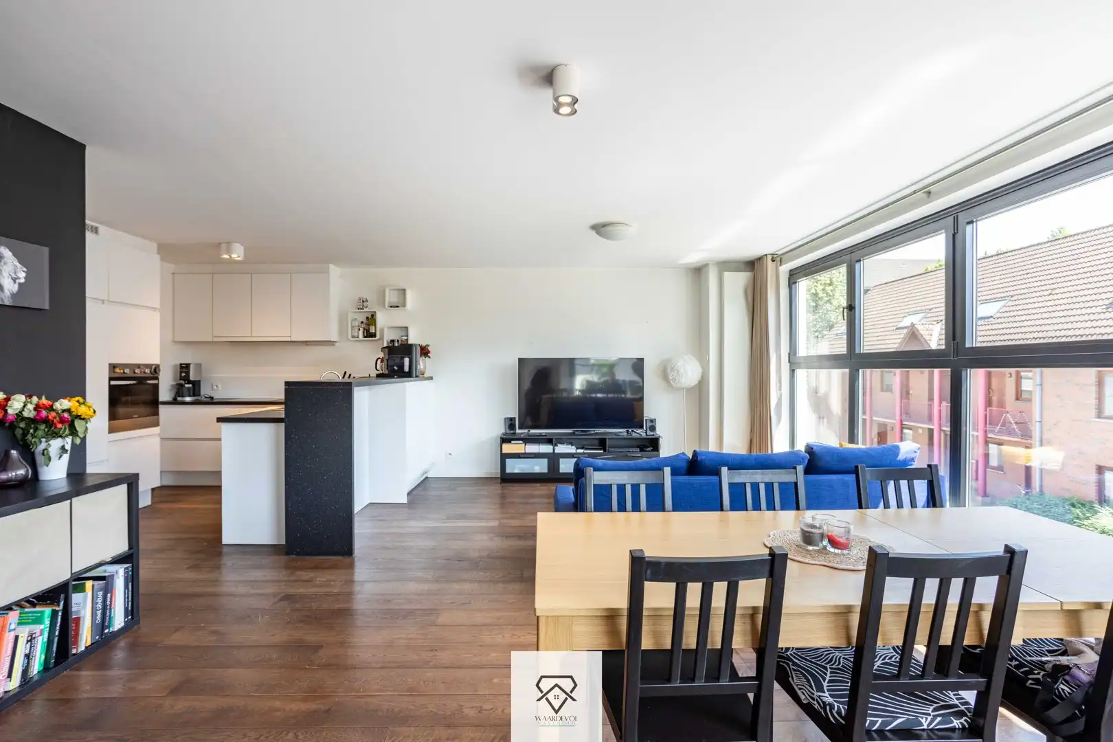 Lichtrijk hoekappartement met 2 slaapkamers en terras te Portus Ganda foto 10
