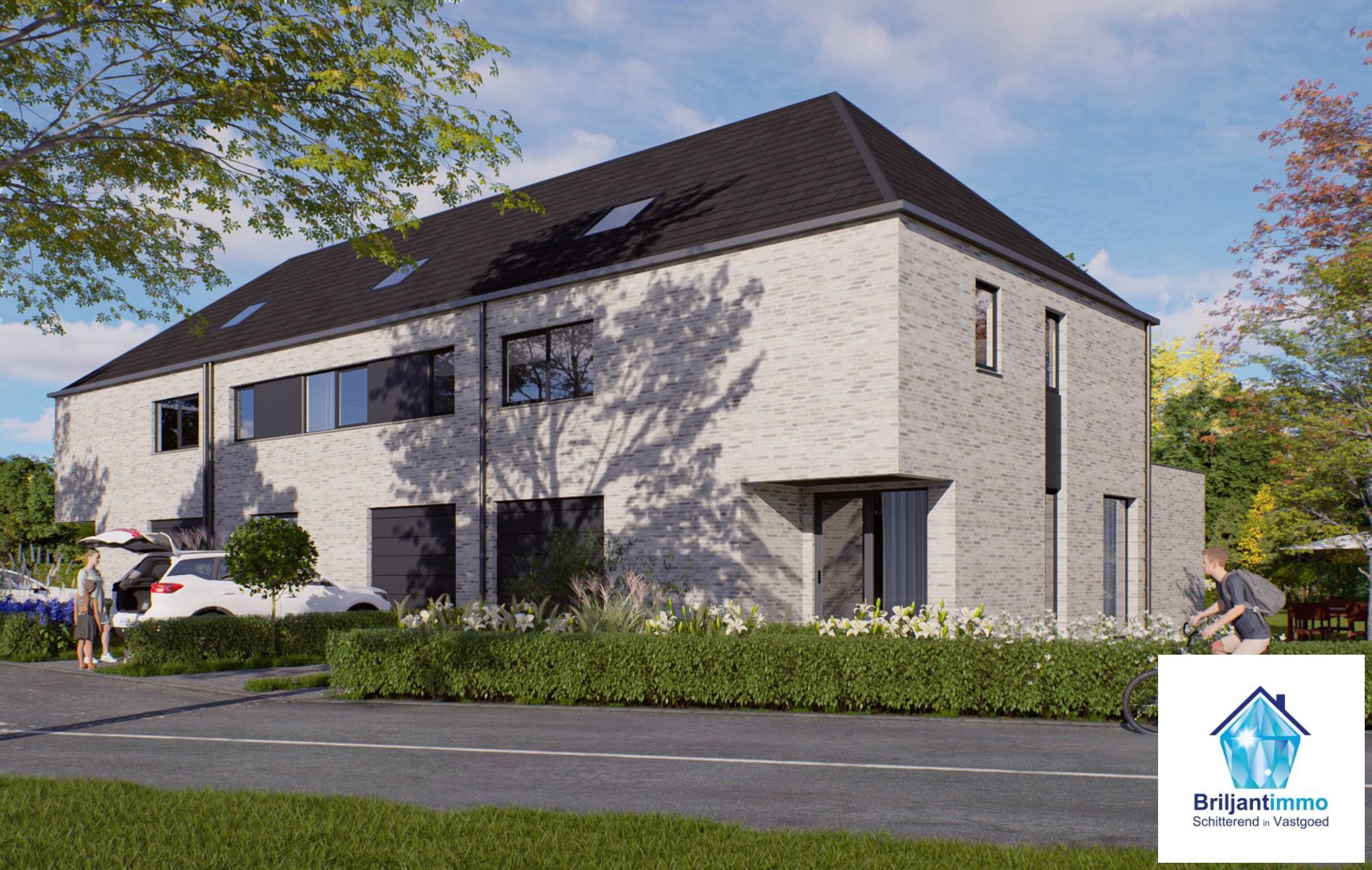 Drie energiezuinige woningen met inpandige garage met 3/5 slpk foto 2