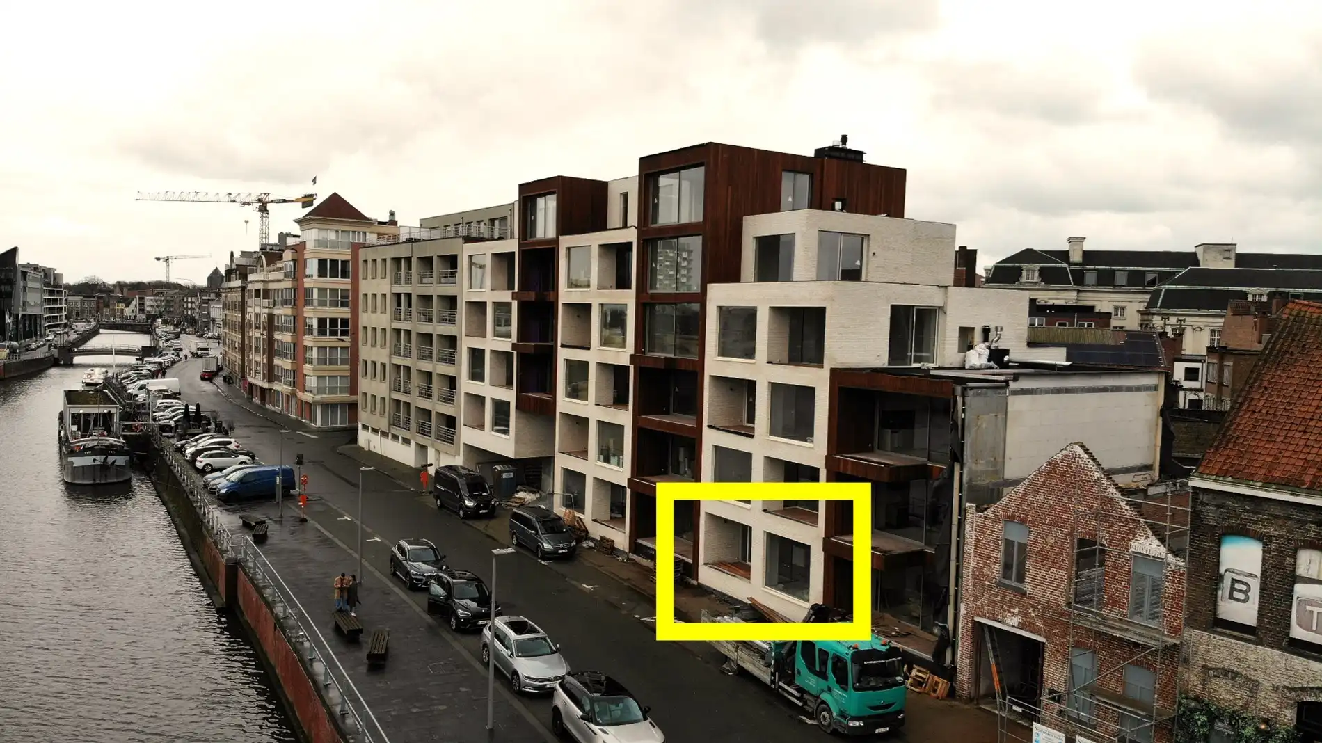 Verhuurd Appartement ( 93,1 m²) aan de Leie met 2 kamers en een terras (van 5,2 m²) foto 10