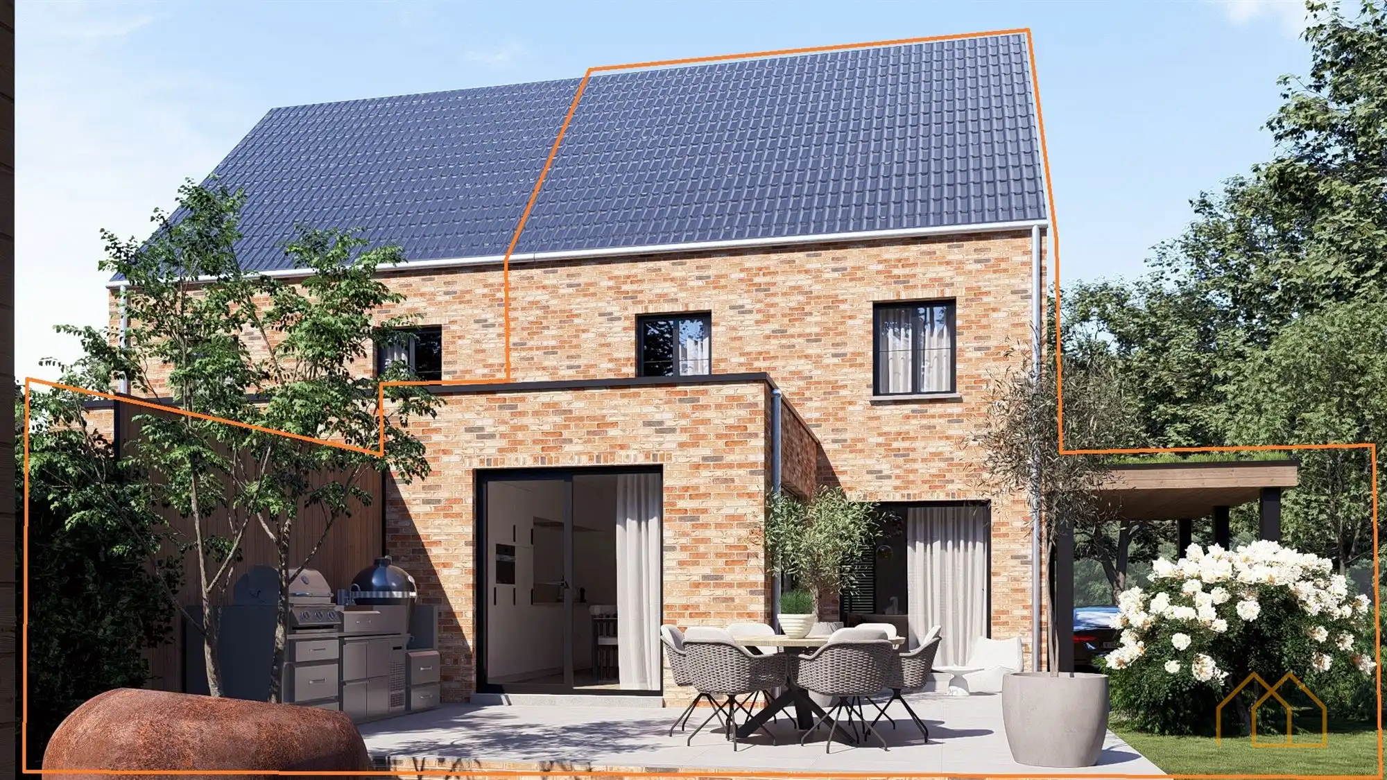 Ruime nieuwbouw van 180m² in Veerle - 4slk mogelijk foto 3