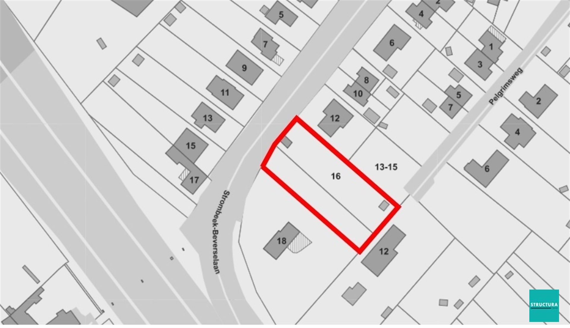 Structura biedt aan: grond van 24a06ca bestemd voor groepswoningbouw foto 2