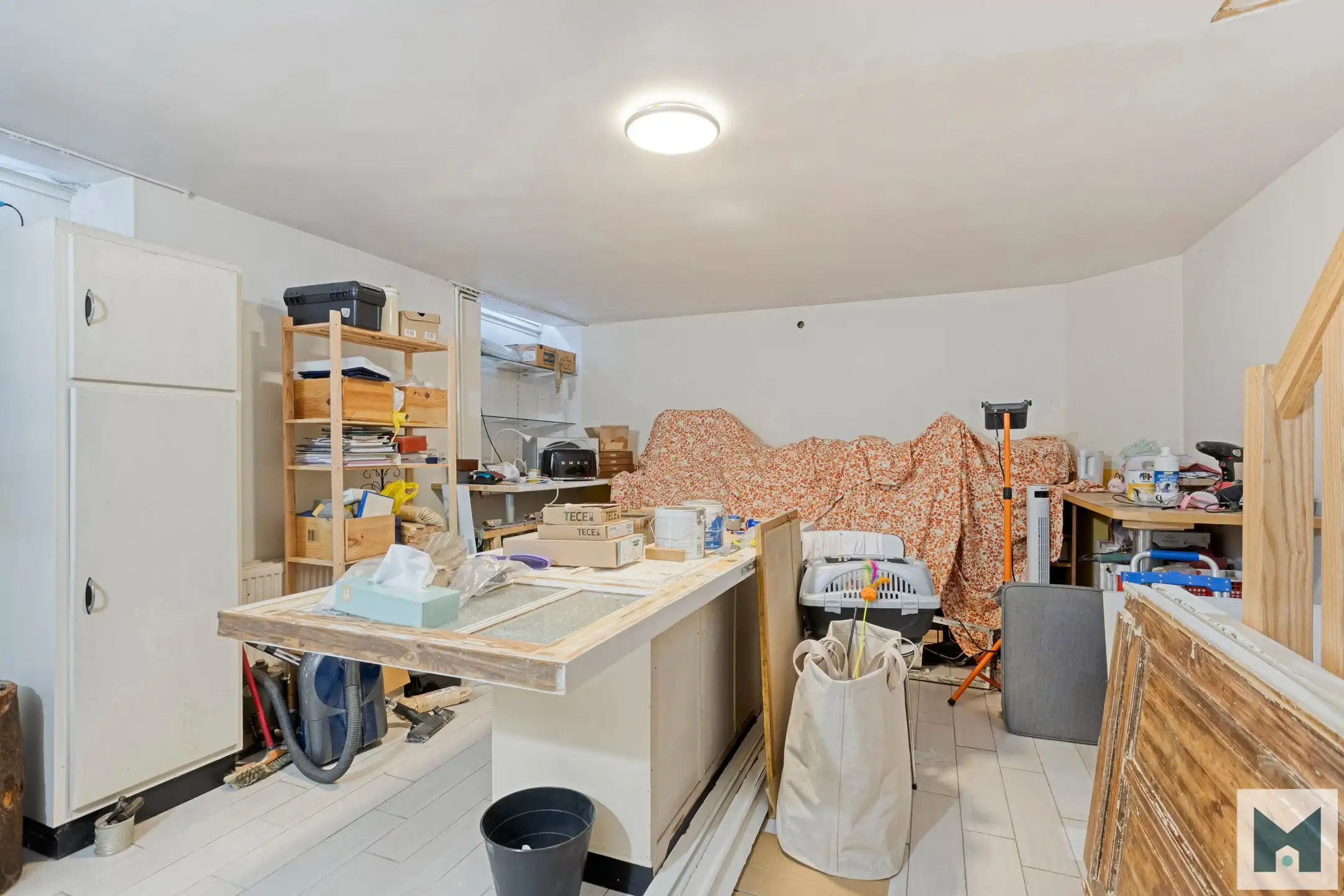 Ruim gelijkvloers appartement met 2 slpks en ruime atelier! foto 17