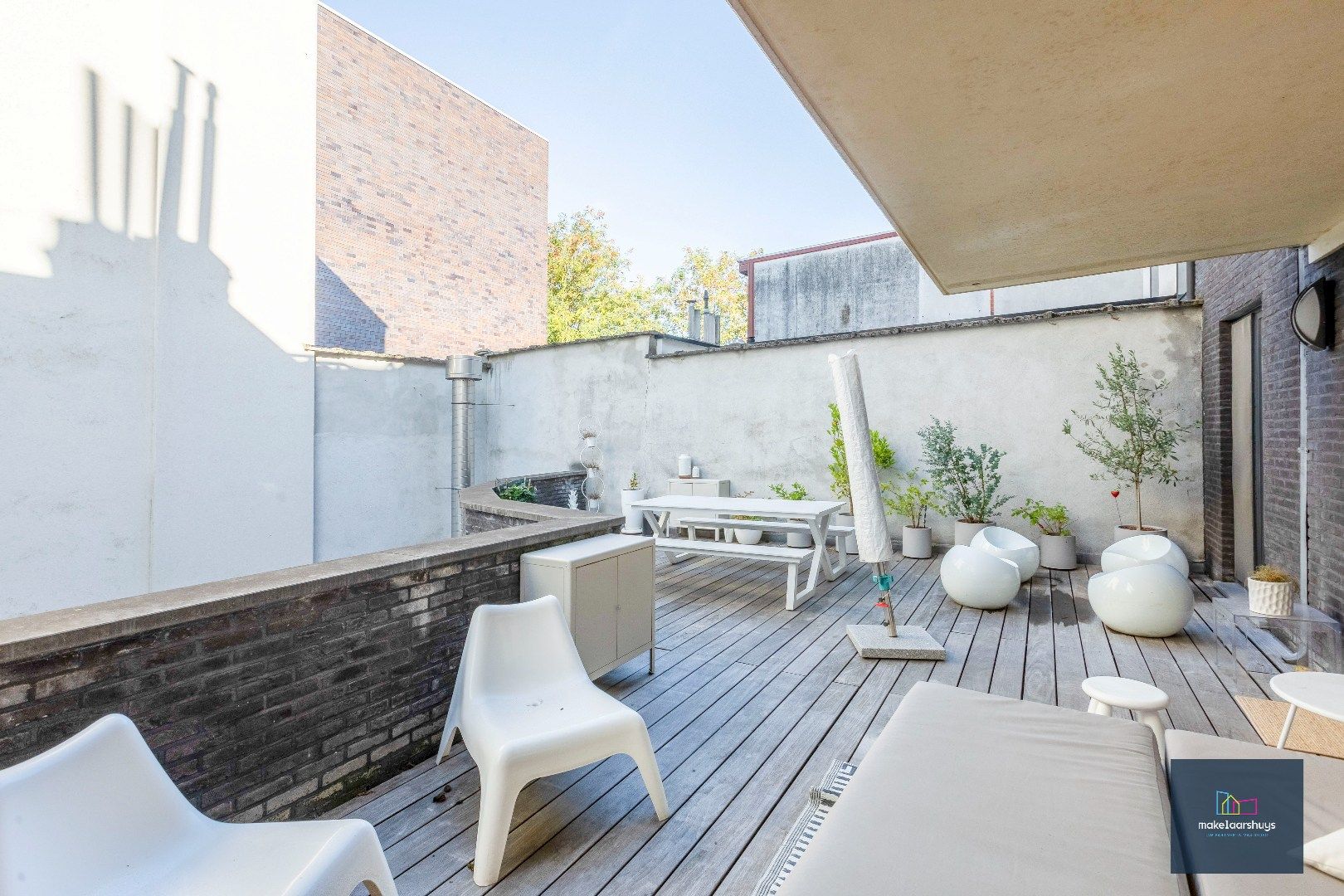 2slp. app. met schitterend terras in centrum Gent foto 12