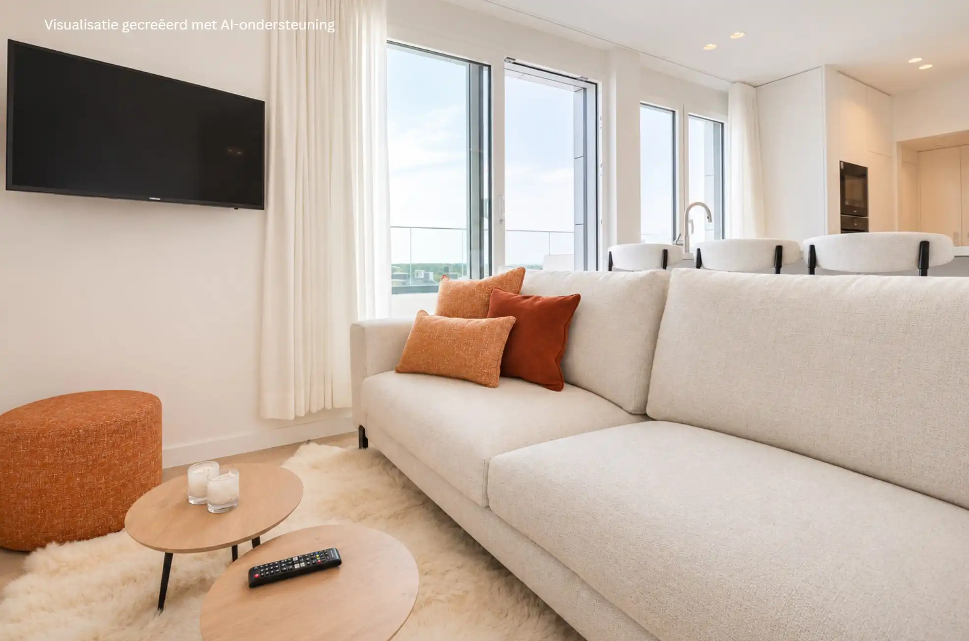 Volledig gerenoveerd dakappartement met een terras van ongeveer 45 m². foto 7