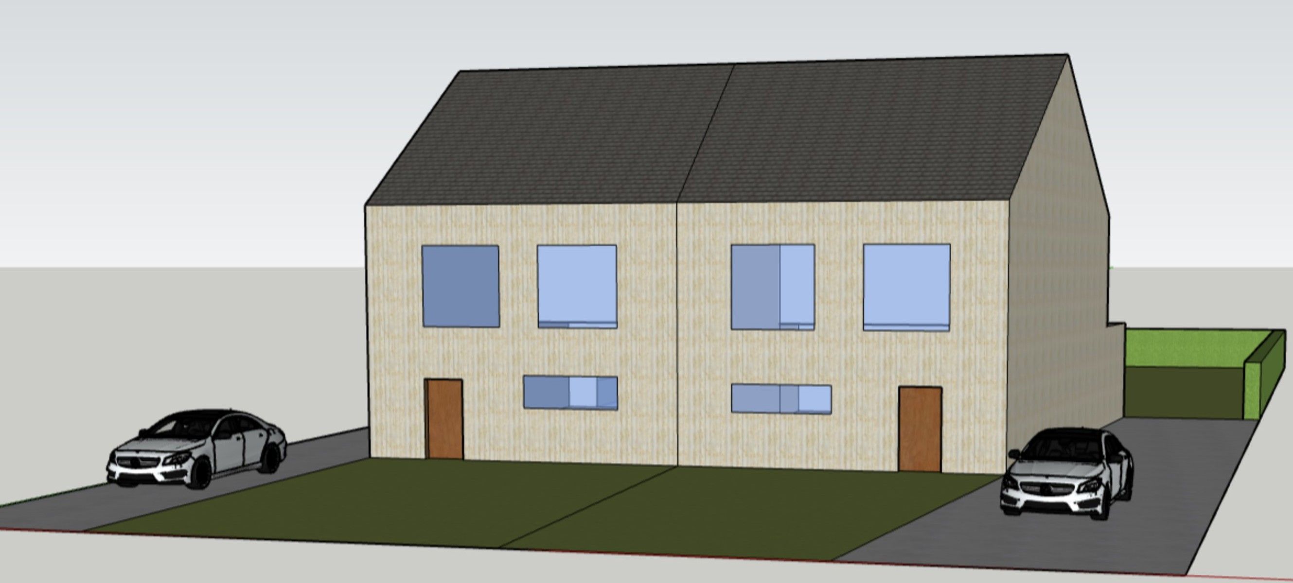 Bouwgrond voor twee halfopen bebouwingen foto 5