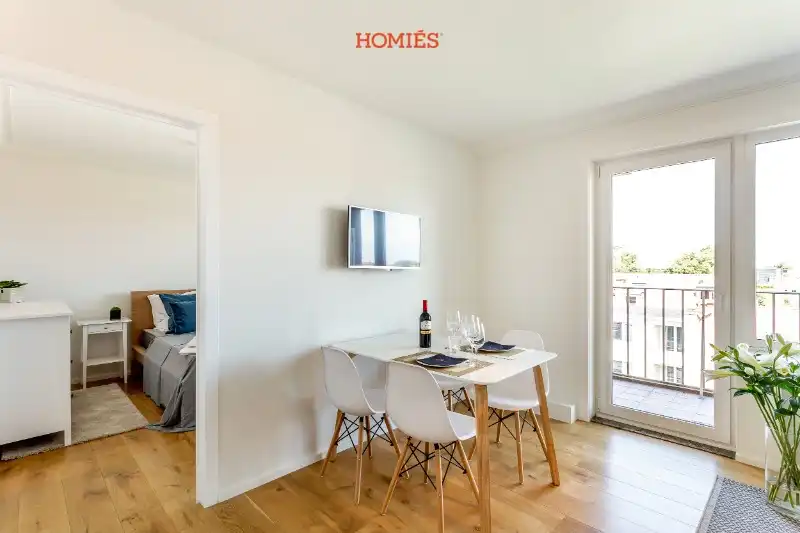 Fully furnished 1-bedroom apartment with terrace foto 2