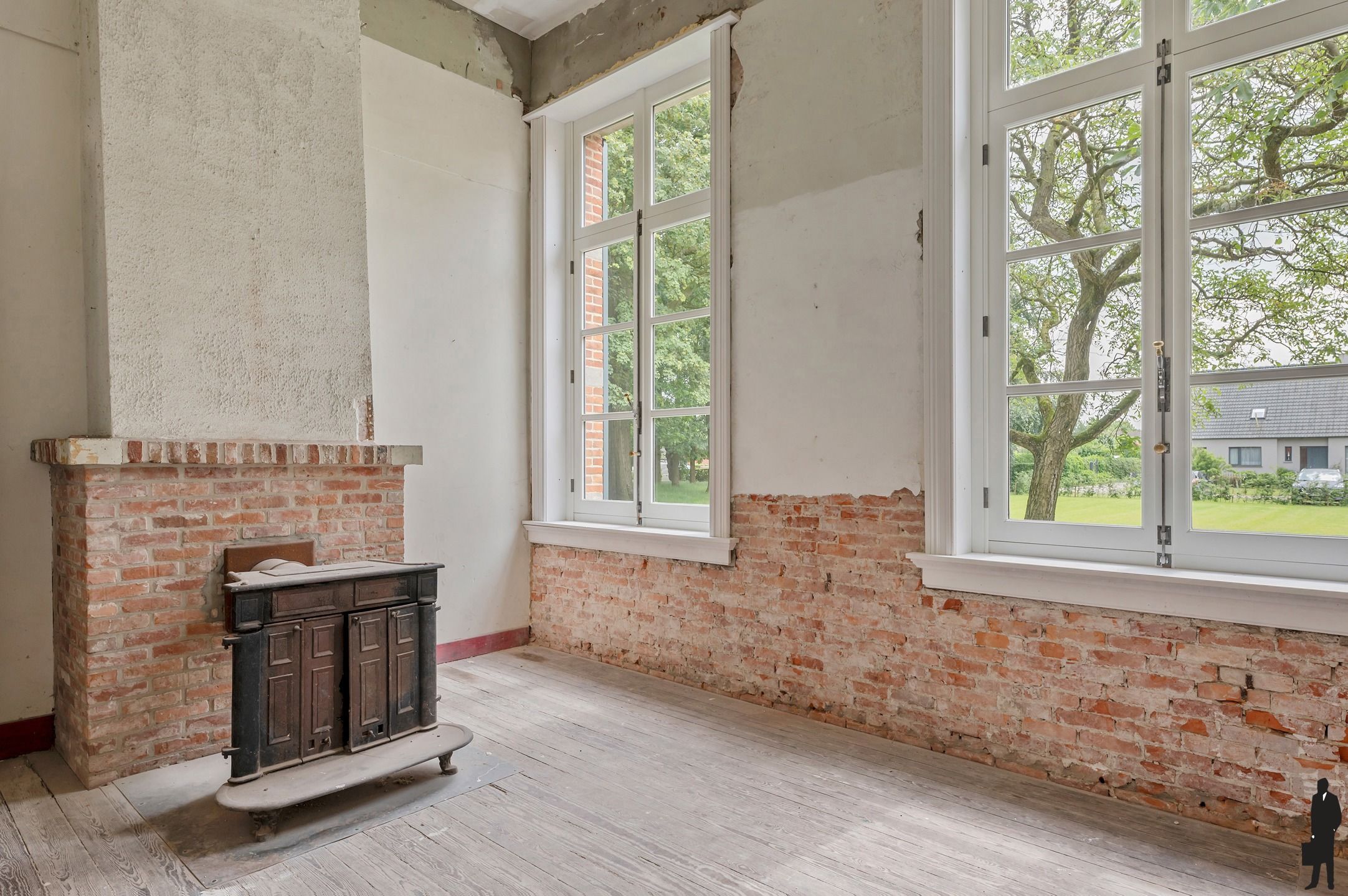 Uitzonderlijk object, het oude "klooster" gelegen op de beschermde kloostersite te Meer. foto 33