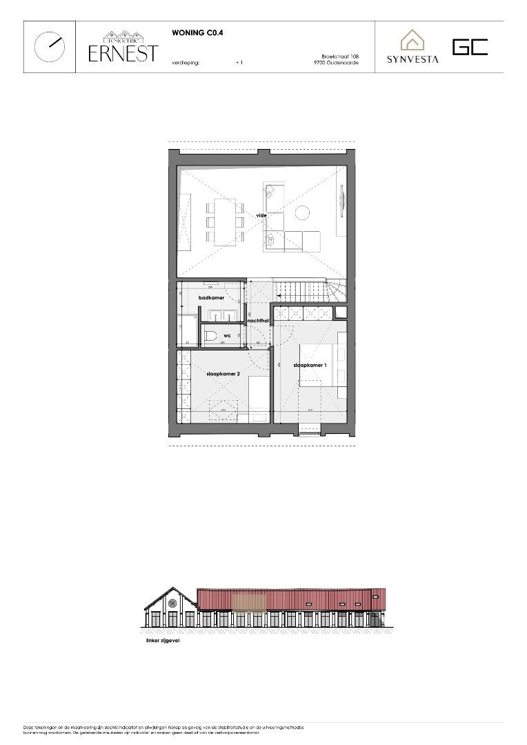 Modern huis met 3 slaapkamers met ruime vide – Nieuwbouwproject Ernest, Oudenaarde foto 6