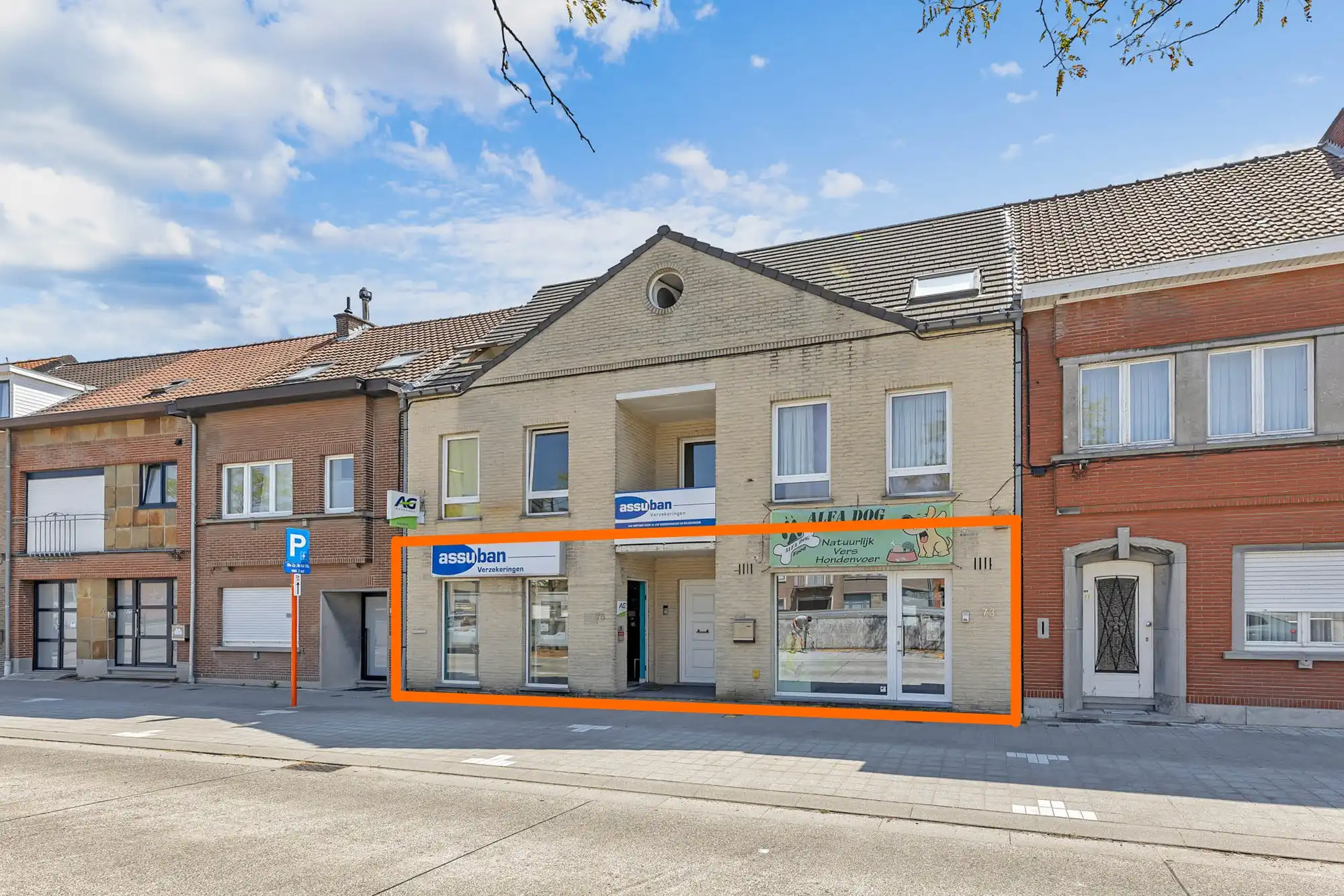 Commercieel gelijkvloers met ruim appartement foto 2