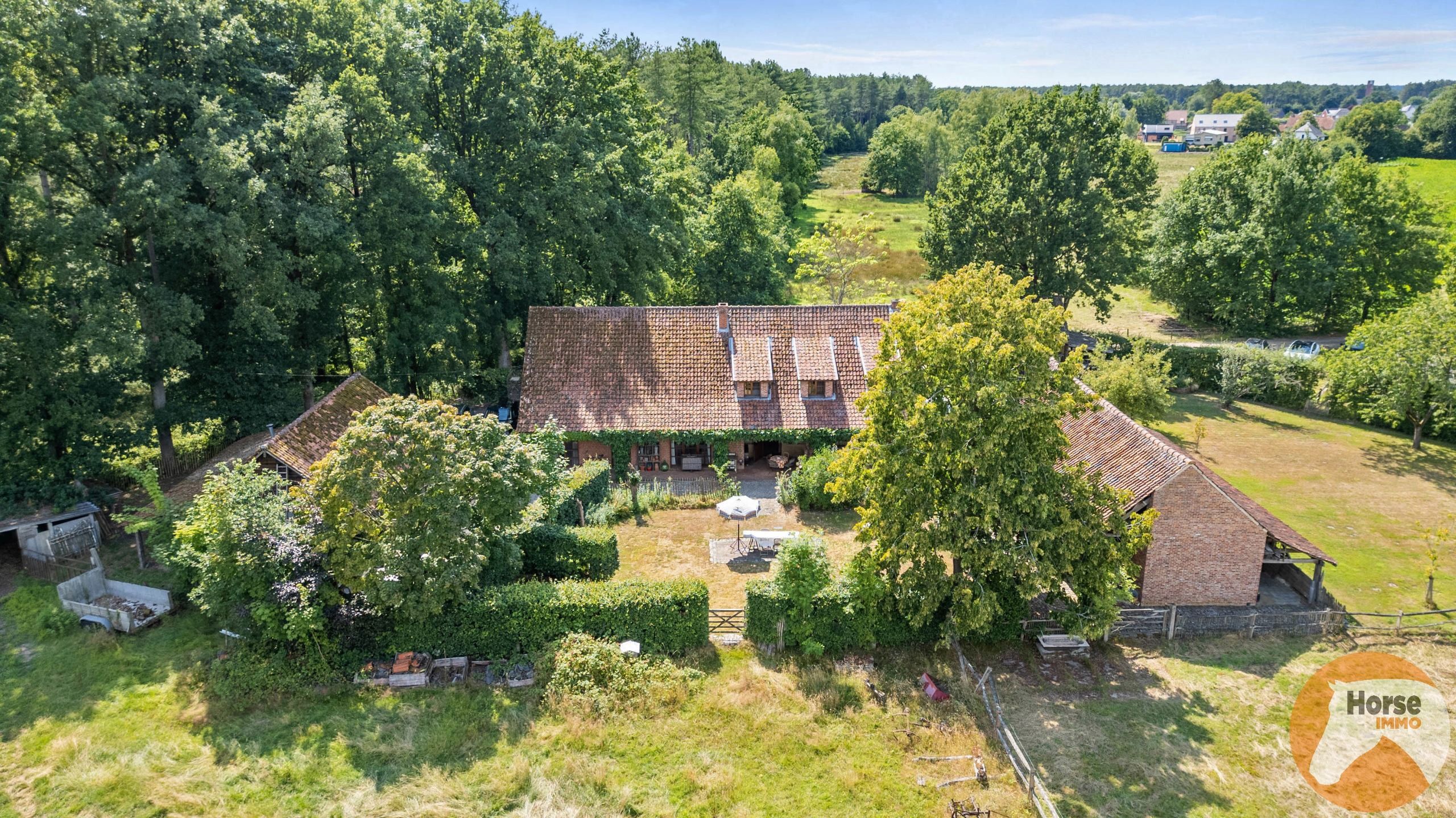 TESSENDERLO - Uniek gelegen hoeve met schuren op 3ha76 foto 4