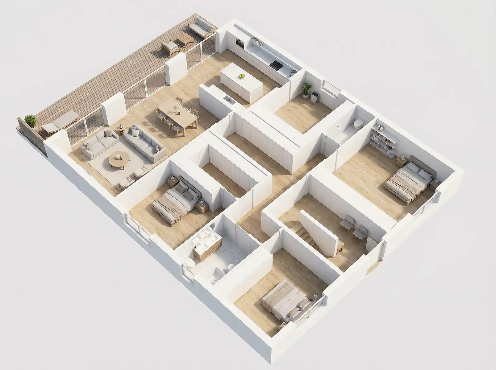 Ruim gelijkvloers appartement (geen 21% btw) foto 6