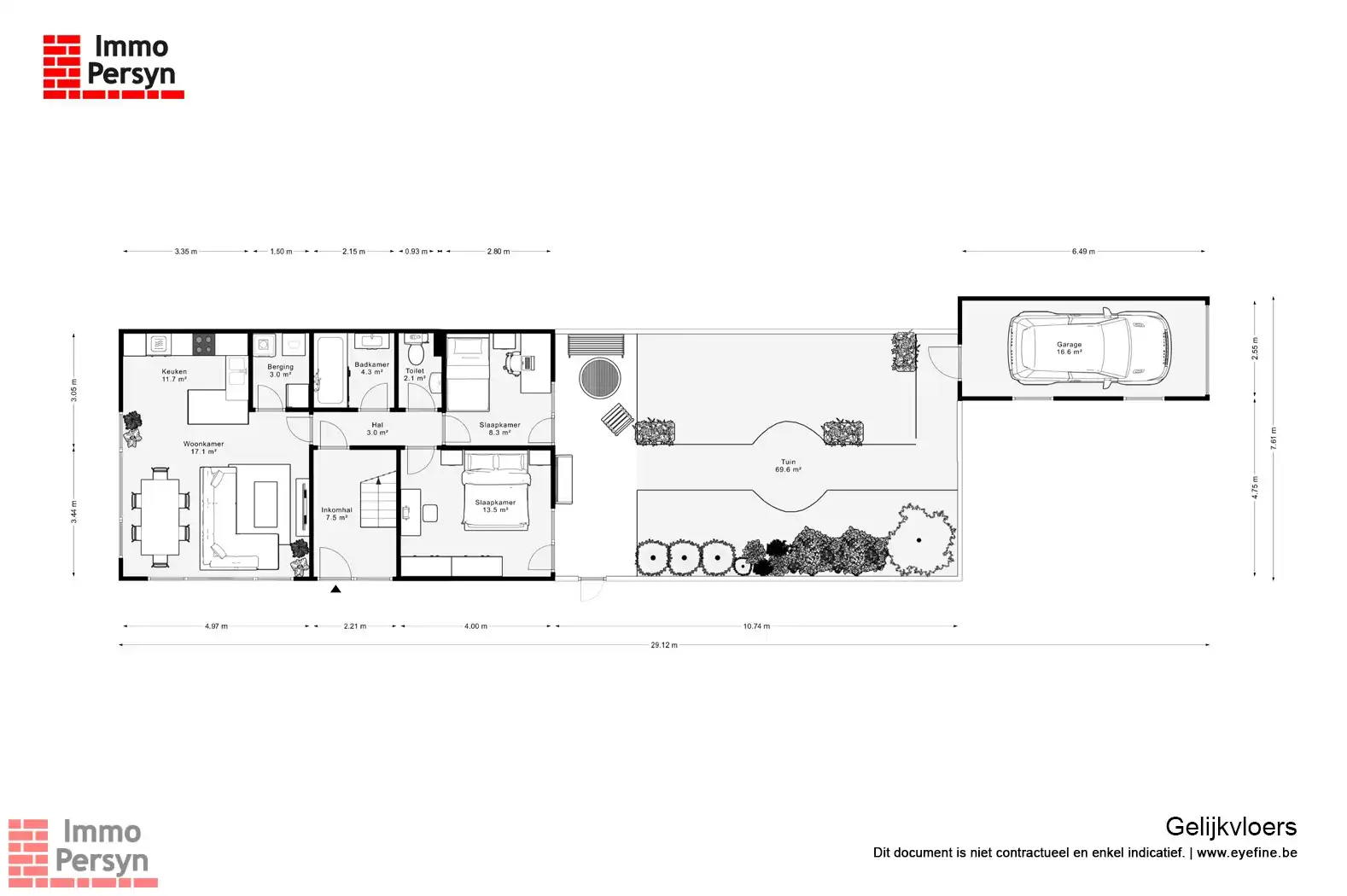 Instapklaar gelijkvloers appartement met private tuin, garagebox en gunstig EPC te Aarschot foto 30