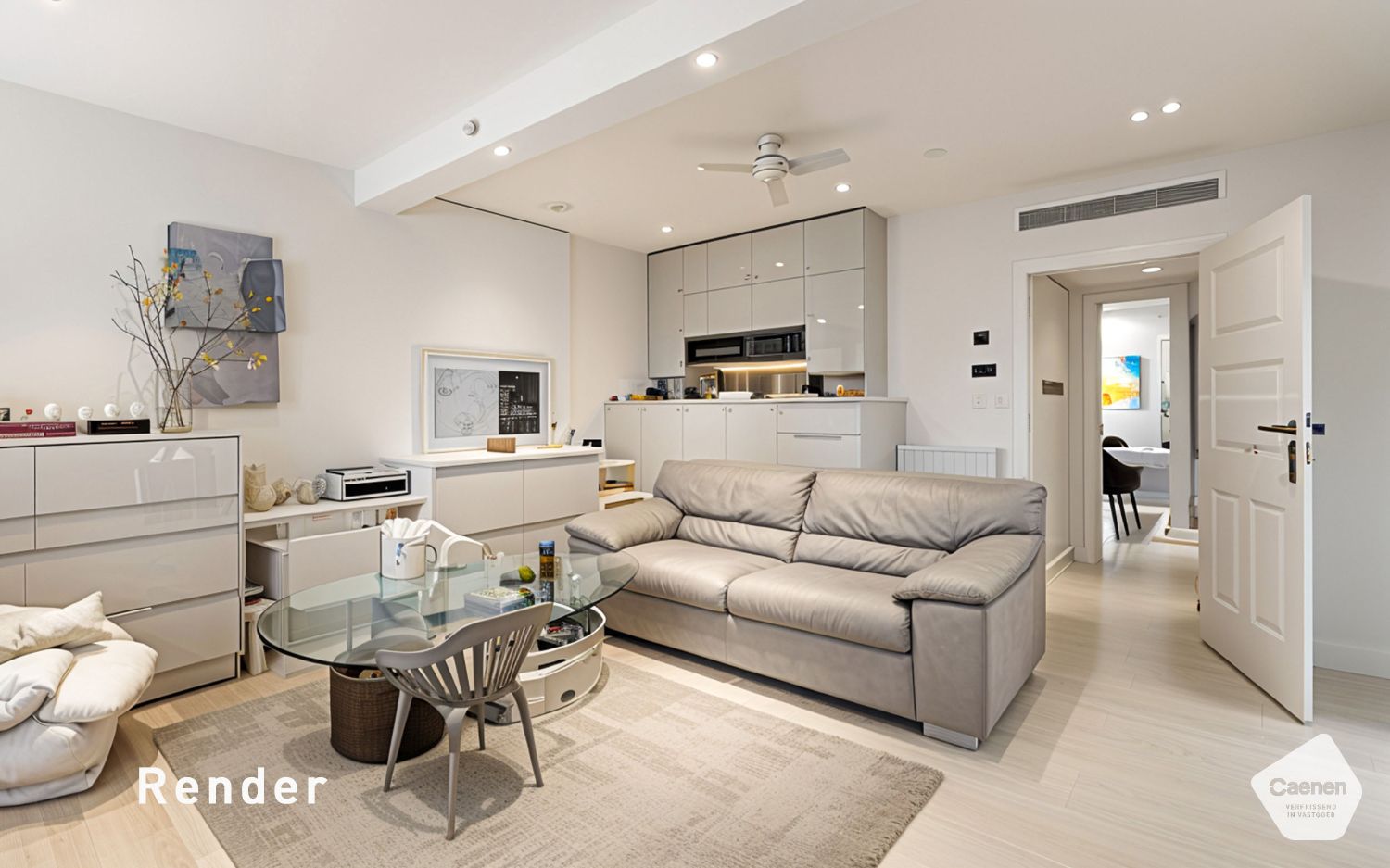 Leuk appartement op de tweede verdieping in het hartje van Oostkamp met 2 slaapkamers en fietsenstalling foto {{pictureIndex}}