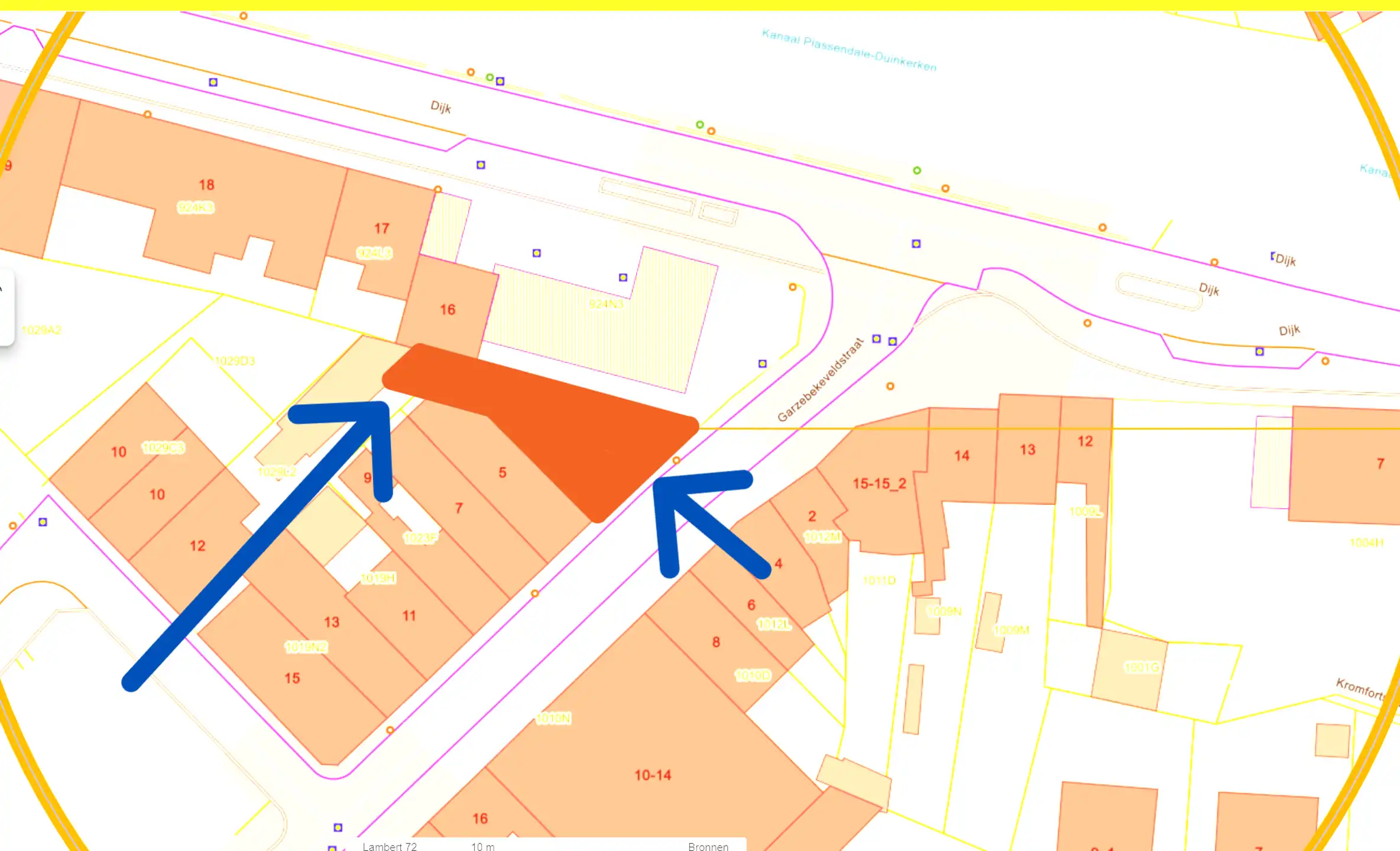 Te koop in Adinkerke – 2 gebouwen, grote garage/loods en potentieel voor nieuwbouw. foto 5
