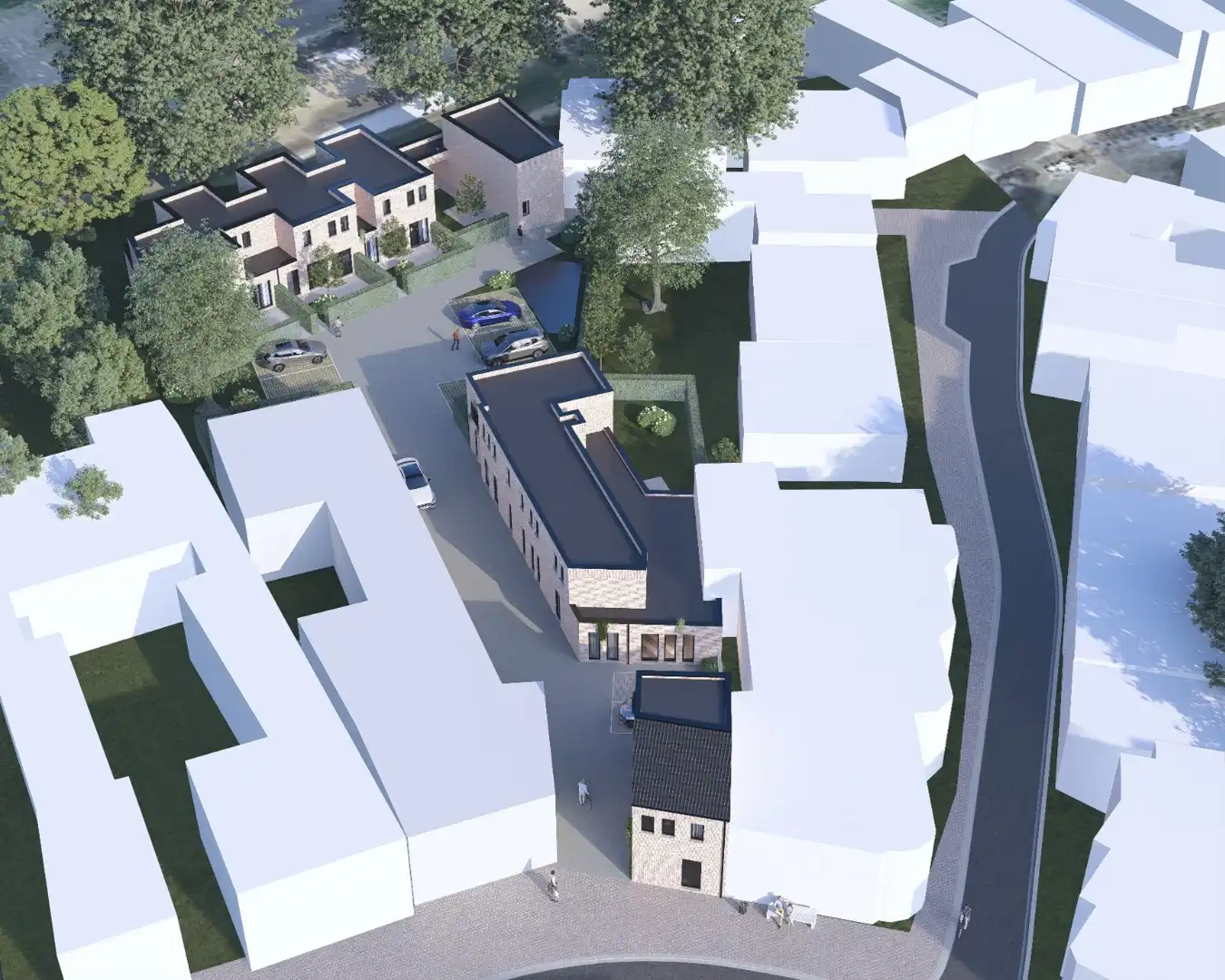 Bijna Energie Neutrale dorpswoning met 2 terrassen in het centrum van Stokkem! foto 3