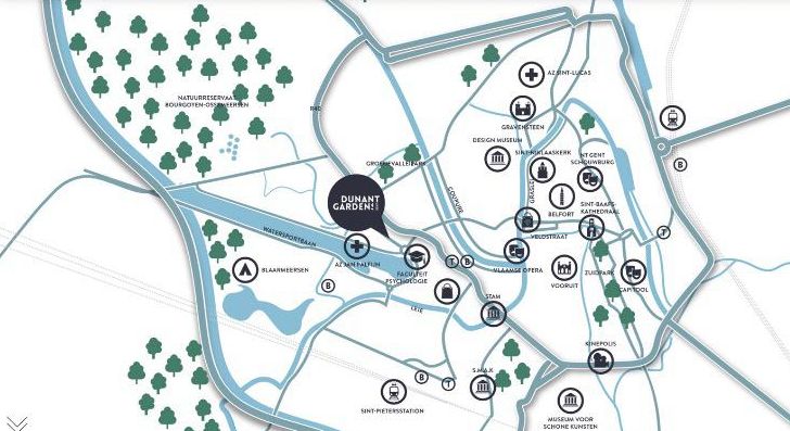 Moderne gelijkvloerse studio met terras te Gent foto 25