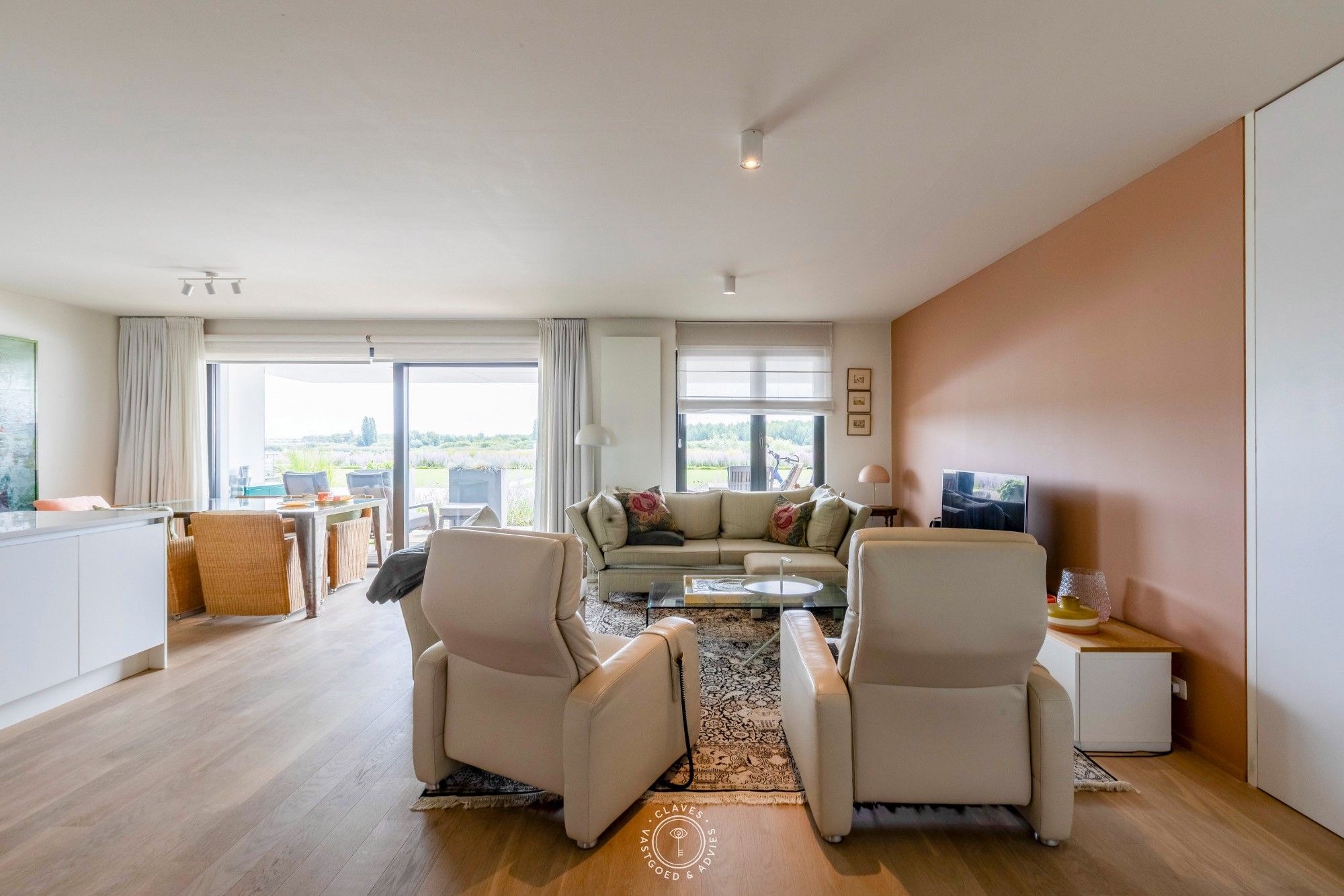 Scheldezicht vanop uw terras: uniek gelijkvloers appartement foto 4